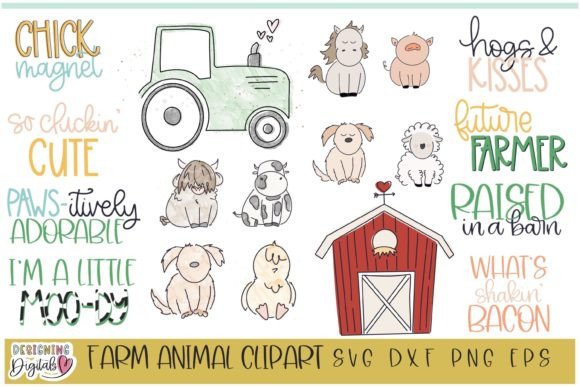 A Brand Designer's Take on Farm Animals SVG Bundles & Graphics