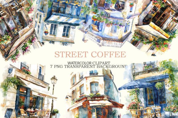 A Designer's Honest Review of the Street Coffee Watercolor Clipart Bundle