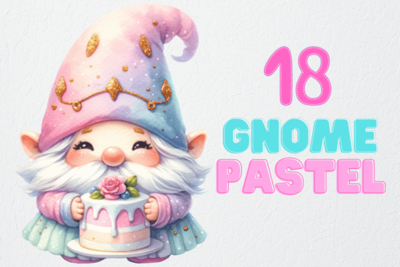 A Designer's Look at the Pastel Gnome Clipart Bundle