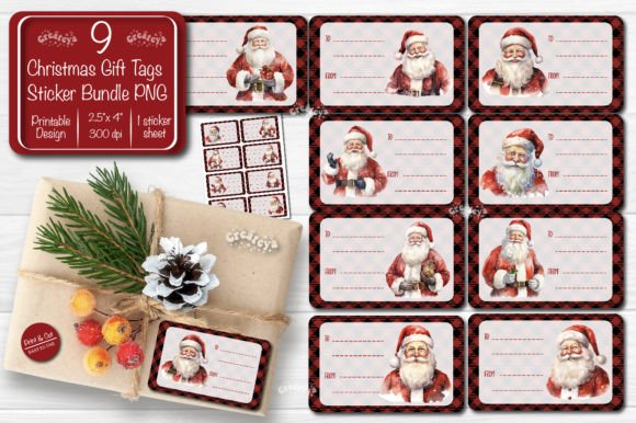 A Graphic Designer Reviews Christmas Gift Tag Stickers for Crafts