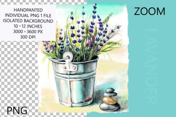 A Watercolor Lavender Graphic: Brand Designer Review