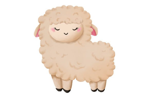 Adorable Sheep Watercolor Clipart for Crafting