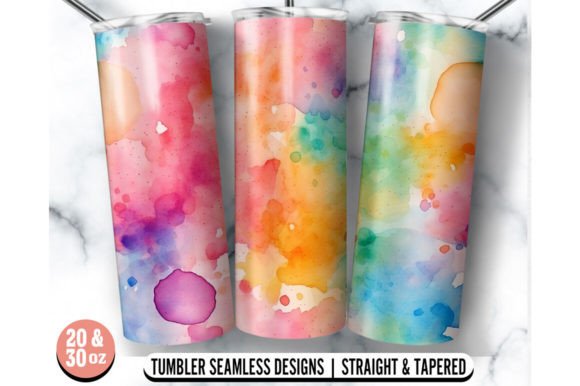 An Abstract Watercolor Design for Modern Craft & Graphics
