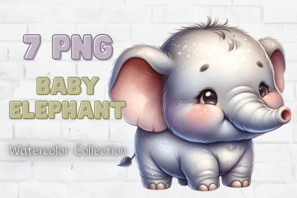 Applying Baby Elephant Watercolor Graphics to Local Branding
