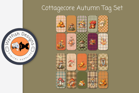 Cottagecore Graphics for Crafts & Editorial Accents