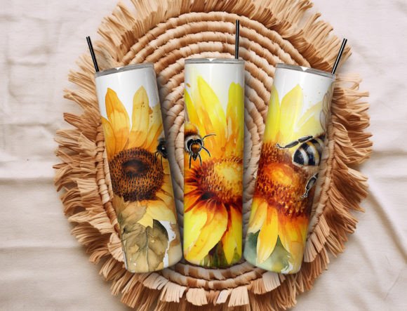 Crafting with Watercolor Sunflower Graphics