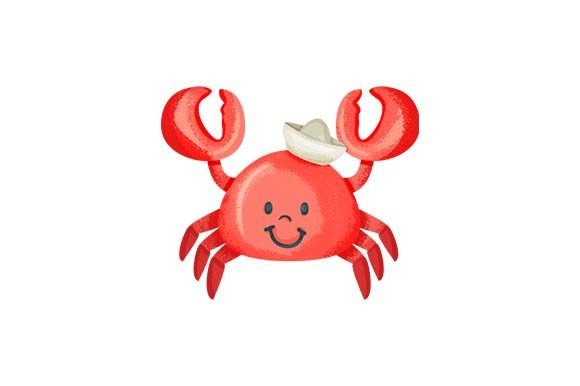 Reviewing a Cute Crab Illustration for Crafts and Animals