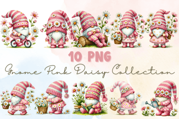 Reviewing Gnome Garden Daisy Bundles Graphics for Publishing