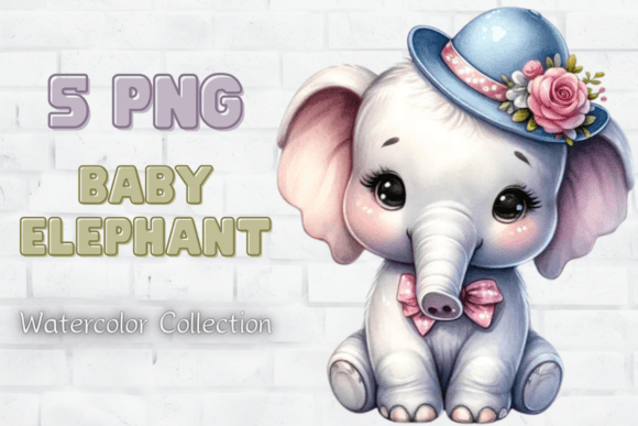 Why This Watercolor Elephant Graphics Asset Elevates Editorial Illustrations